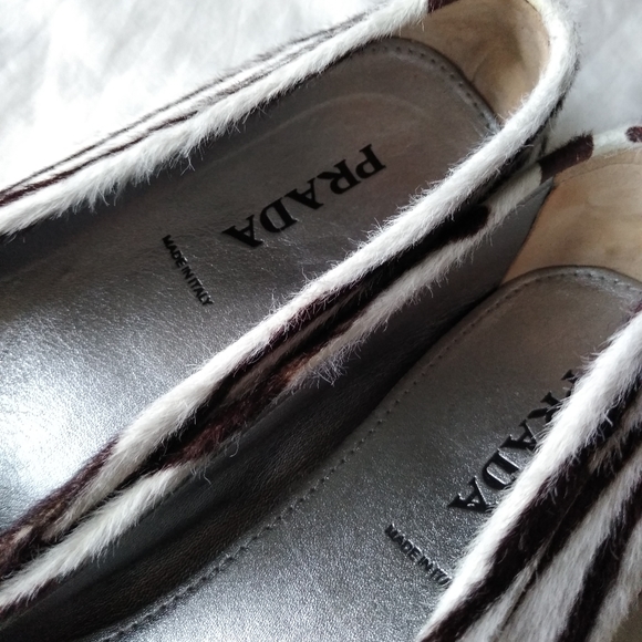 Vintage prada shoes ( size 8.5 US)  39 europe zebra print - Picture 16 of 16